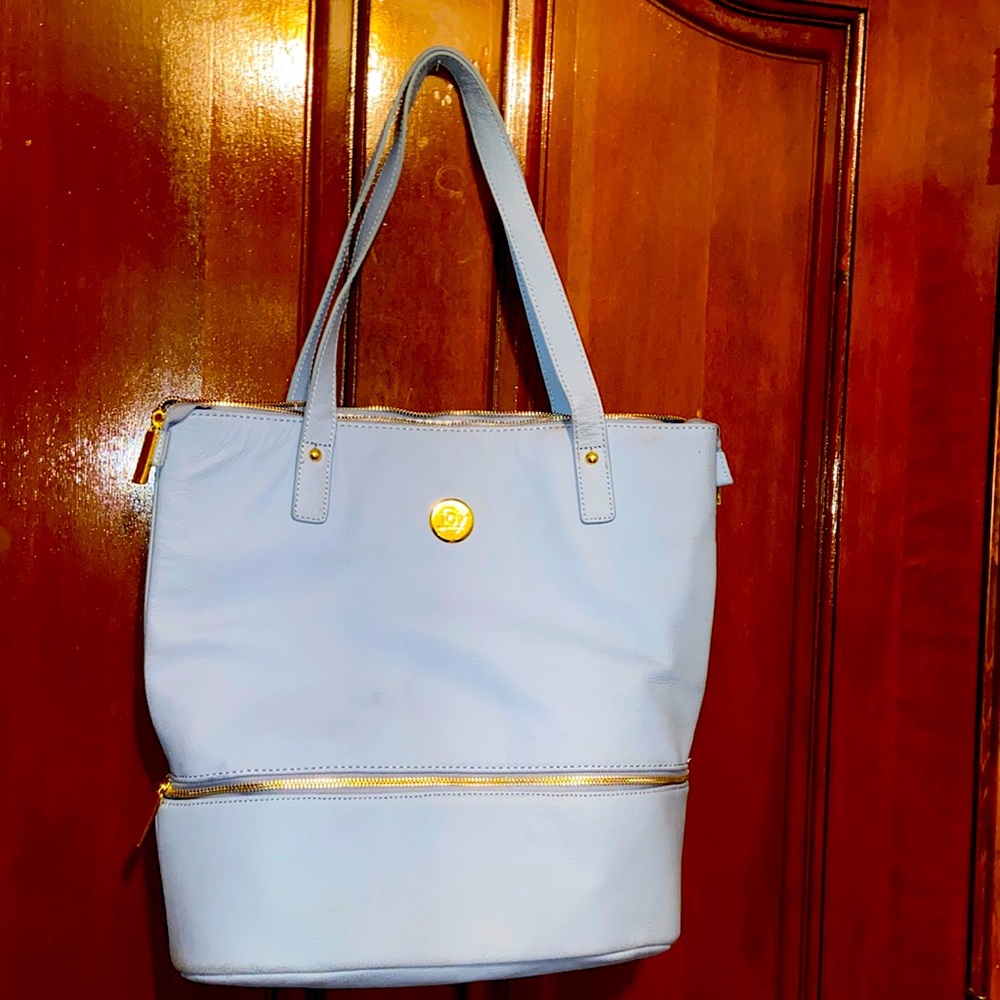 Joy Mangano double decker handbag